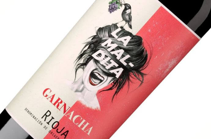 LA MALDITA GARNACHA TINTO RIOJA WINO HISZPAŃSKIE WYTRAWNE 0,75L